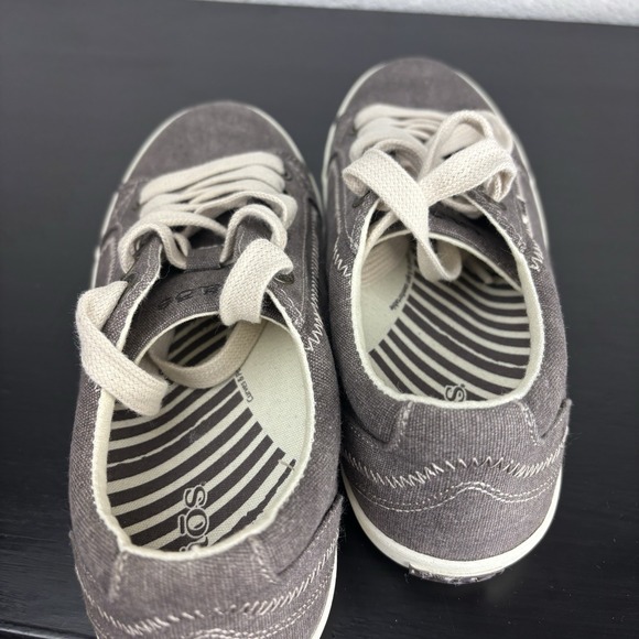 Taos Shoes Womens 5.5 Star Casual Low Top Lace Up Sneakers STA-12844 Gray Round - Picture 9 of 11